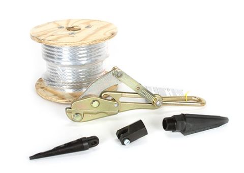Kit containing all the items required to slit or extract existing copper, steel or galvanized water services and replace them with new pipe. 