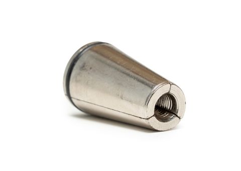 1/4" jaw assembly that clamps onto 1/4" swaged cable for the HydraSlitter lateral water service replacement system.