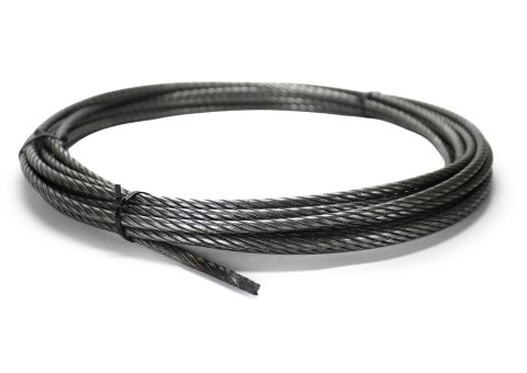 The 120 ft 3/8" Swaged Pulling Cable provides extended reach for longer service‑line slitting applications with the PB30X. 