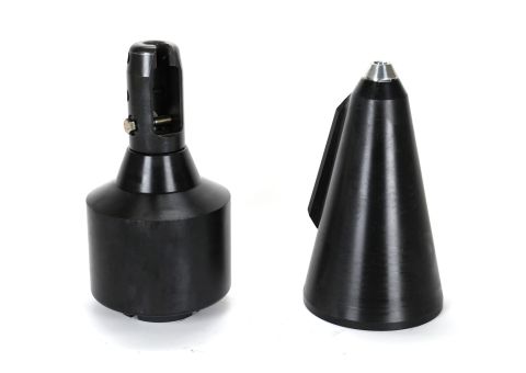 The 6" Quick Grip Burst Head features a redesigned two‑piece system engineered to make large‑diameter lateral replacement easier to handle without sacrificing performance. 