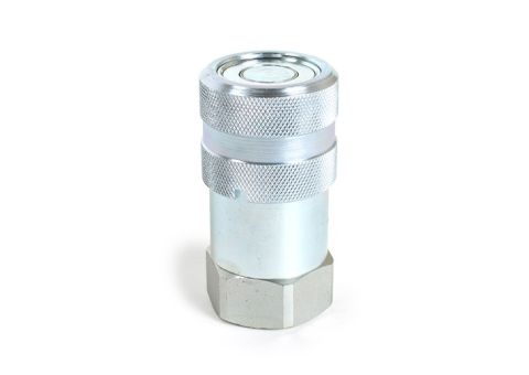 The Female Hydraulic Quick‑Connect Fitting serves as the receiving end for hydraulic hose connections on the discontinued PB30 Gen II and Lightning control cart.