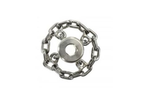 3" Cyclone PVC Chain, 3/8" Shaft for use in cleaning existing pipes with a Picote Miller system. 