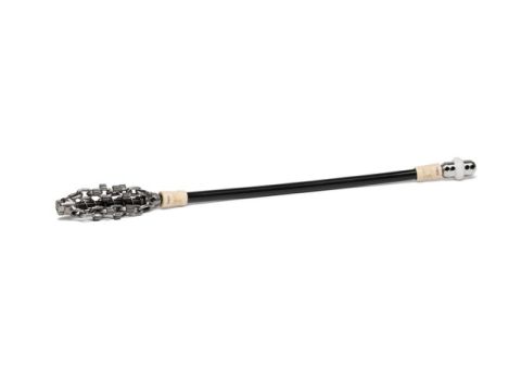 Picote 3D PREMIUM CHAIN 2-3", 3/8" SHAFT, WITH LEADER for use in cleaning and descaling pipes using a Picote Miller system. 
