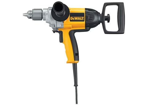 DeWalt DW130V mixing drill used for blending CIPP resin systems with controlled speed and high torque