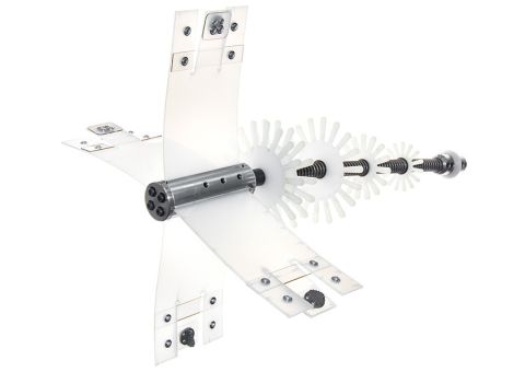 Picote Pipe Cutter Ultra Flex 6 inch tool for cutting overshot liners in pipes with bends using a 1/2 inch shaft system