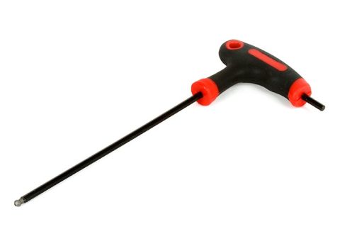 2.5mm T-handle hex key used for tightening set screws and installing Picote tooling on millers and cleaners