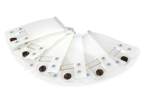 Picote Ultra Flex 8 inch pipe cutter replacement panels set of 6 for restoring overshot liner cutting performance in trenchless applications