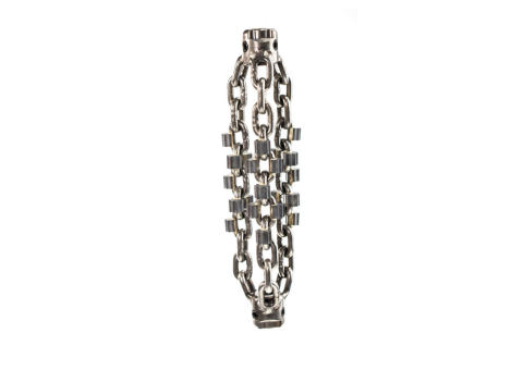 ORIGINAL PREMIUM CHAIN, 4", 1/3" SHAFT for use in cleaning or descaling pipes with a Picote miller system. 
