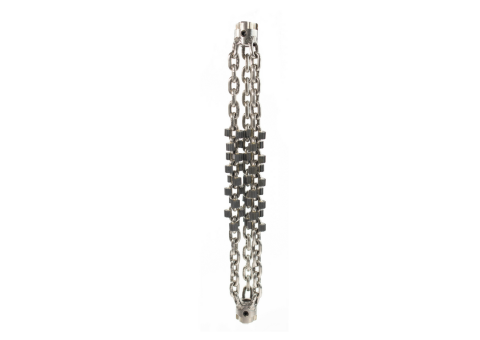 8", 1/2" Shaft Picote Premium Original Grinding Chain for cleaning or descaling pipe using a Picote Miller system. 