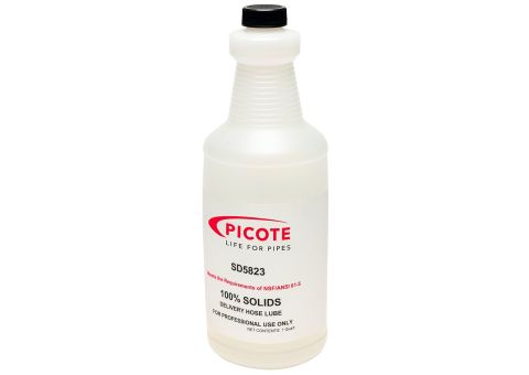 The Picote Delivery Hose Lube is used to pre‑lubricate the inner surface of the Mini or Maxi Coating Pump Delivery Hose, helping the pump move epoxy more quickly and efficiently. 