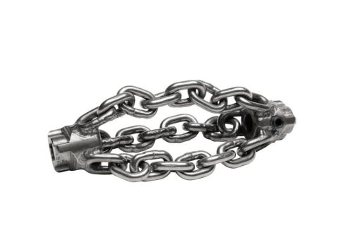 Picote 3D PVC replacement chain, 3-4", 1/2" shaft used in cleaning PVC pipes with the Picote Miller system. 