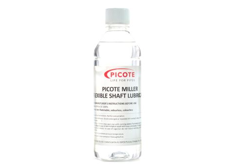Picote flexible shaft lubricant used for routine maintenance of flexible shaft systems in trenchless cleaning and cutting applications
