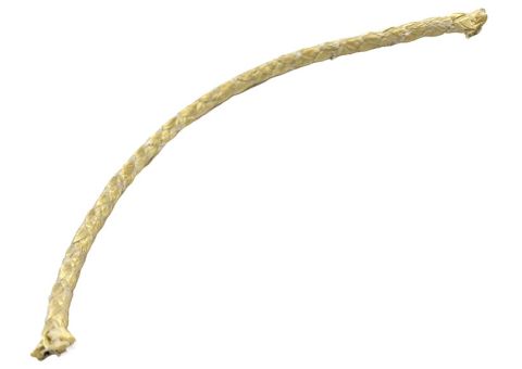 BlueLight rope-style compression packing seal used to seal between the sluice nut and PEX tubing during curing operations