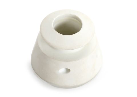 BlueLight 696 plastic light head front glass retainer used to secure the front glass assembly during LED curing operations