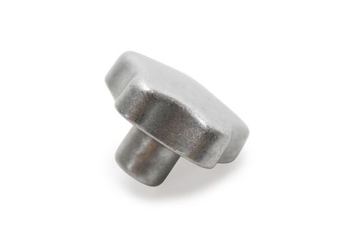 KNOB, M6 THREAD, ALUMINUM