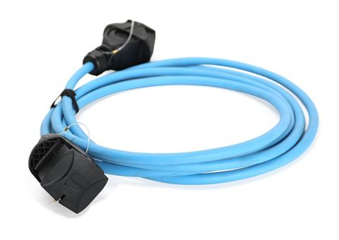 BlueLight 3 power supply cable assembly used to connect the trolley assembly to the power supply on Harting-equipped systems