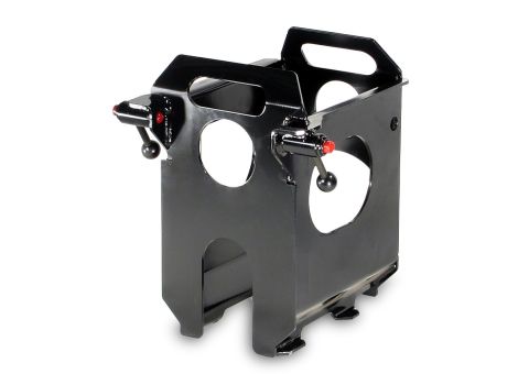 The Extraction Cage for the discontinued PortaBurst PB30 Gen II and PortaBurst Lightning systems is designed to provide a convenient access point at the end of a bursting run, allowing crews to disconnect the tooling from the newly installed pipe and sepa