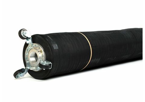 Adjustable wheel, flow through packer to install point repairs in sewer, drain or storm water applications. 