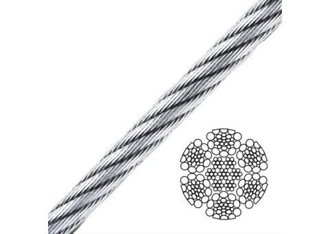 section of swaged cable.