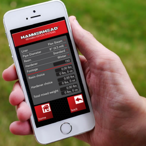 HammerHead CIPP Rehabilitation Systems Calculator Mobile App