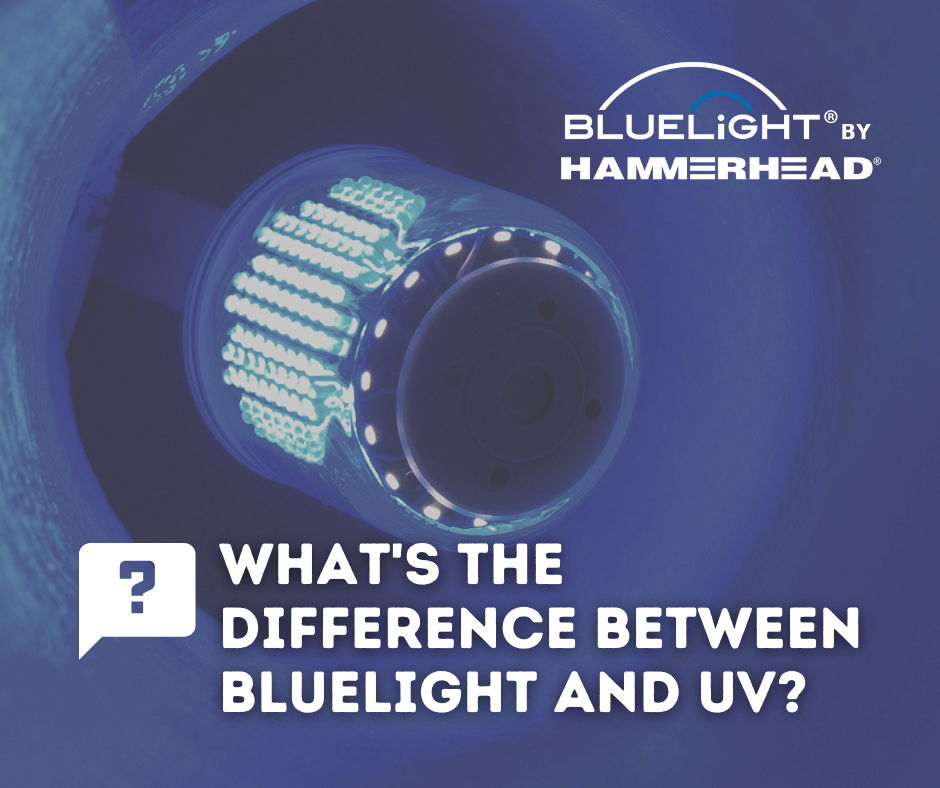 Bluelight vs. UV HammerHead Trenchless Supplies